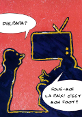 Au fait, la drogue, ça pourrait commencer par le manque de dialogue 1994Dialogue.png